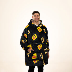 Vegemite Black Oversized Hoodie